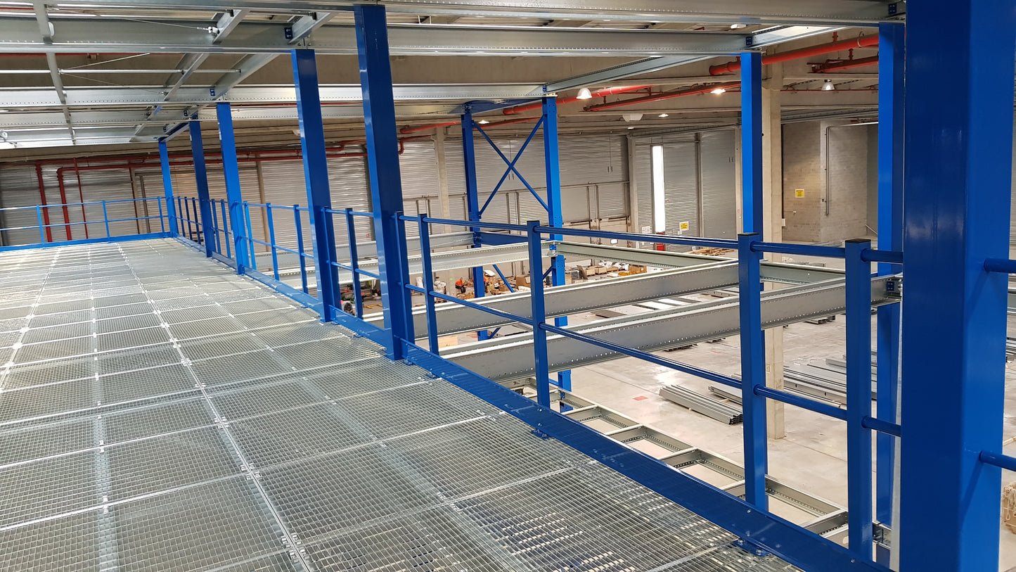 Mezzanine plancher et passerelle