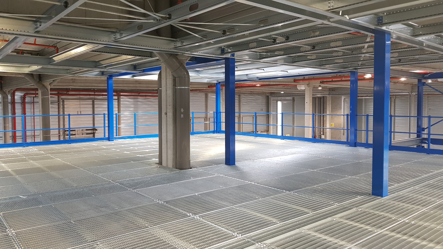 Mezzanine plancher et passerelle