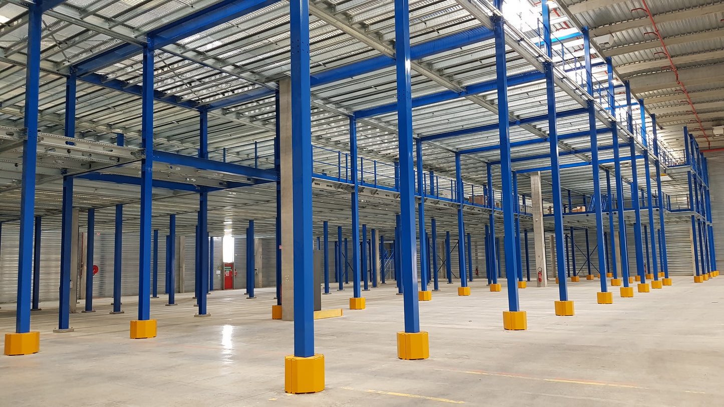 Mezzanine plancher et passerelle