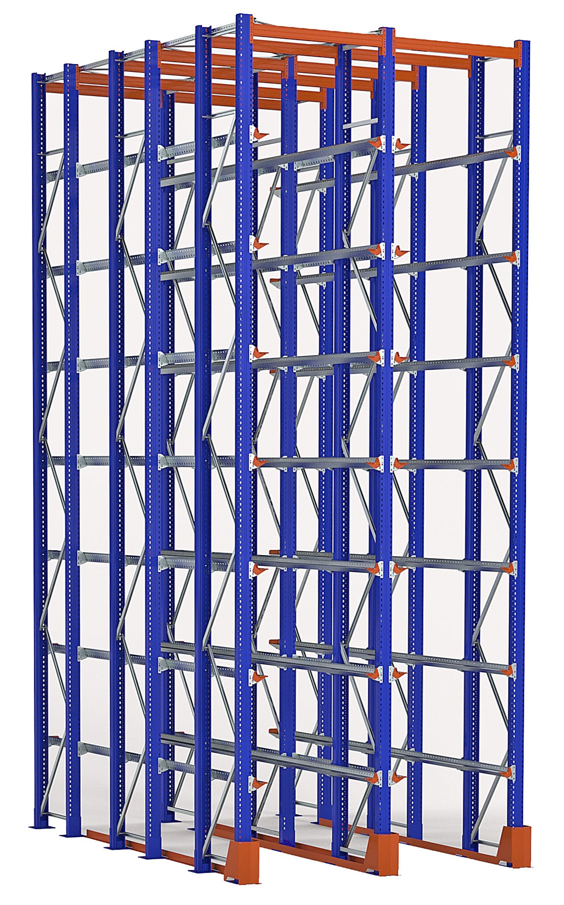 Rayonnages à accumulation Drive In